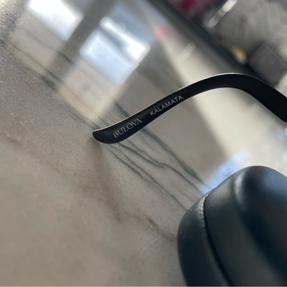 Bulova Kalamata Eye Glasses Frames purple with interchangeable arms - Picture 4 of 7